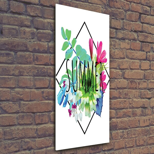 Foto auf glas vertikales Sommer