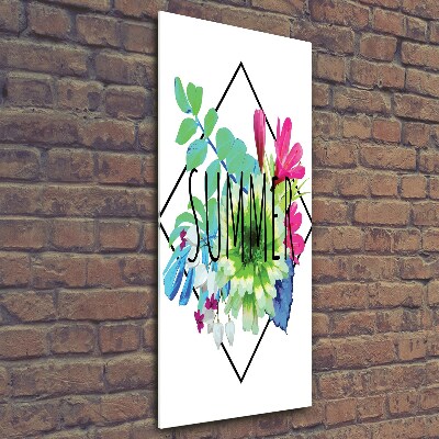 Foto auf glas vertikales Sommer