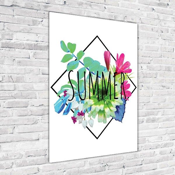 Foto auf glas vertikales Sommer