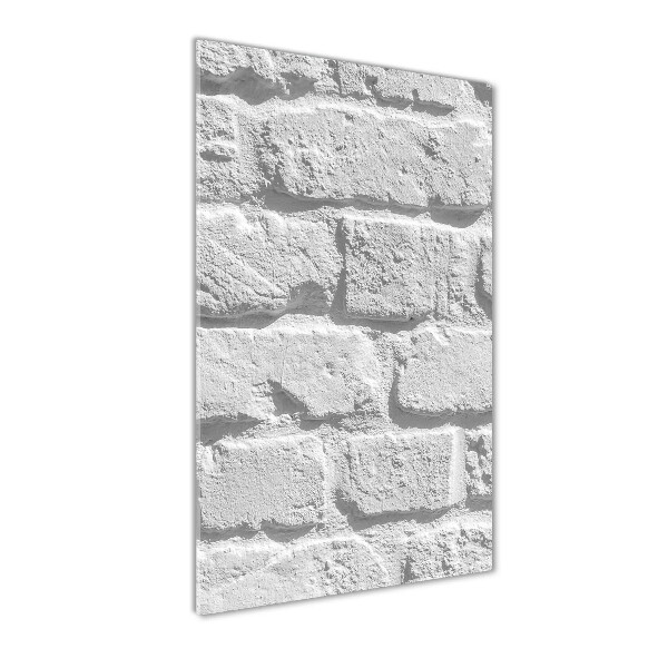 Bild aus glas vertikales Ziegelmauer