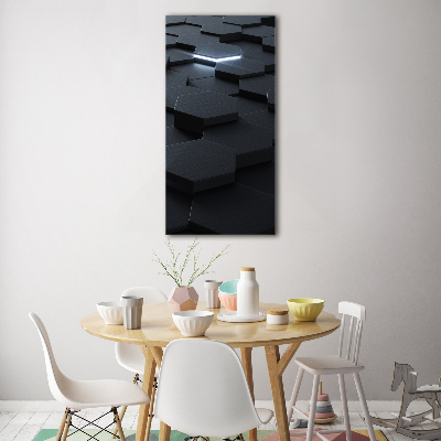 Bild aus glas vertikales Abstraktion