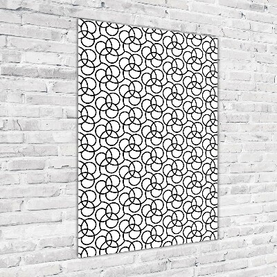 Foto auf glas vertikales Geometrischer Hintergrund