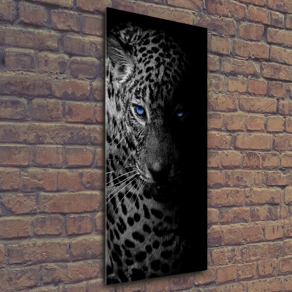Foto auf glas vertikales Leopard