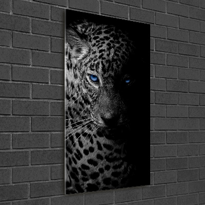 Foto auf glas vertikales Leopard