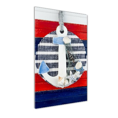 Foto auf glas vertikales Anker