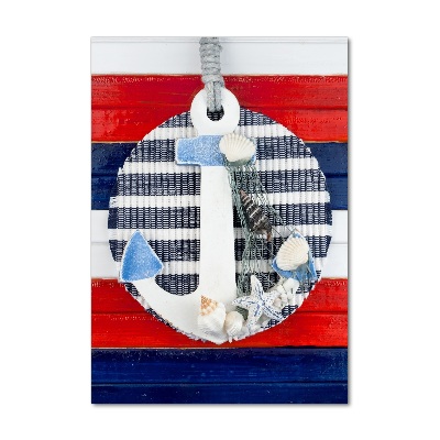 Foto auf glas vertikales Anker