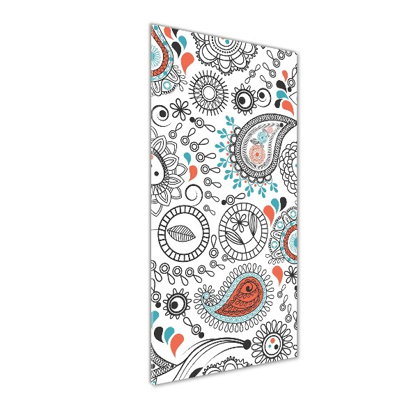 Bild aus glas vertikales Ornamente