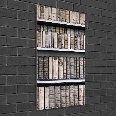 Bild aus glas vertikales Bücherregal