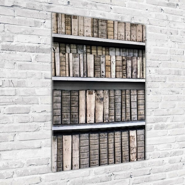 Bild aus glas vertikales Bücherregal
