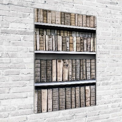 Bild aus glas vertikales Bücherregal