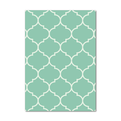 Glasbild vertikales Marokkanischer Hintergrund