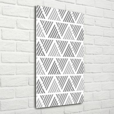 Bild aus glas vertikales Geometrischer Hintergrund