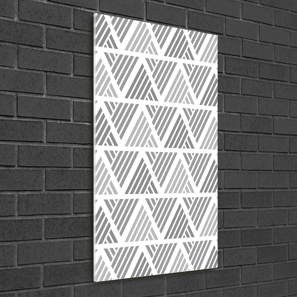 Bild aus glas vertikales Geometrischer Hintergrund