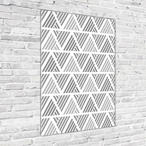 Bild aus glas vertikales Geometrischer Hintergrund