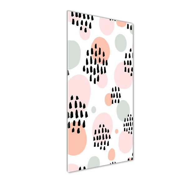 Glasbild vertikales Abstrakter Hintergrund