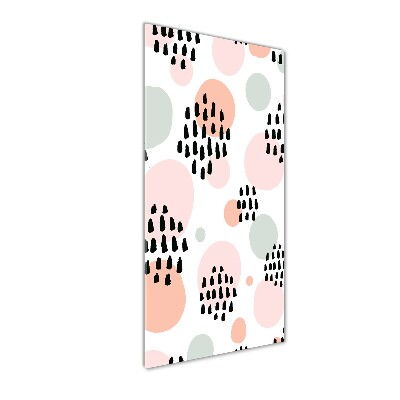 Glasbild vertikales Abstrakter Hintergrund