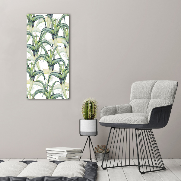 Foto auf glas vertikales Aloe