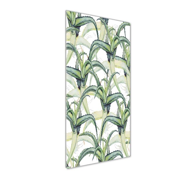 Foto auf glas vertikales Aloe