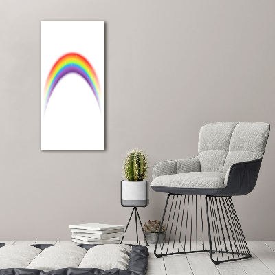 Foto auf glas vertikales Regenbogen