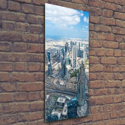 Foto auf glas vertikales Wolkenkratzer