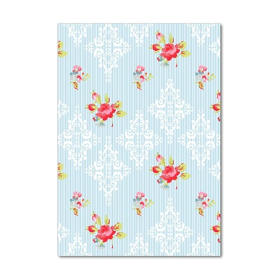 Foto auf glas vertikales Rosen