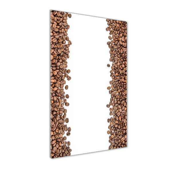 Foto auf glas vertikales Kaffeebohnen