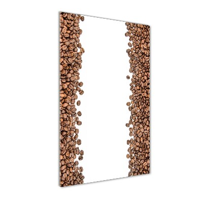 Foto auf glas vertikales Kaffeebohnen