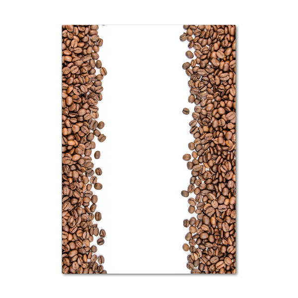 Foto auf glas vertikales Kaffeebohnen