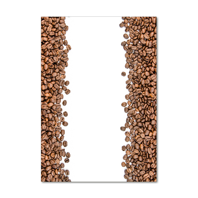Foto auf glas vertikales Kaffeebohnen
