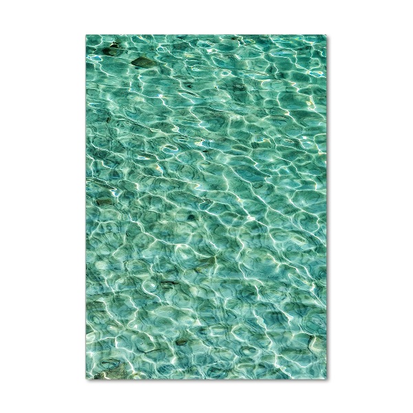 Foto auf glas vertikales Klares Wasser