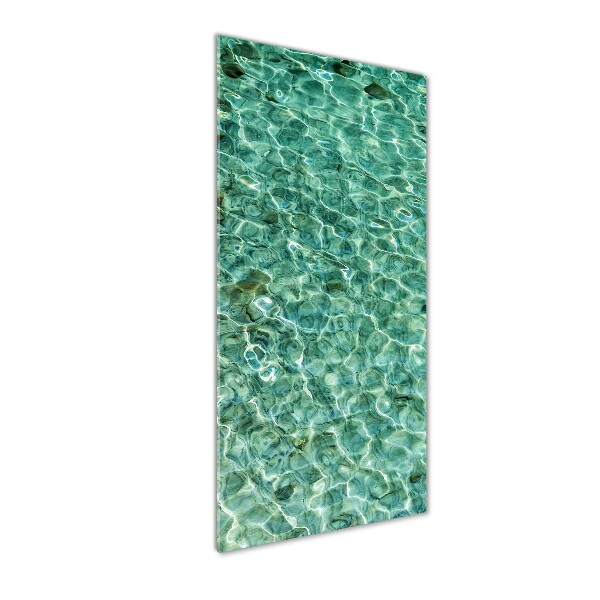 Foto auf glas vertikales Klares Wasser