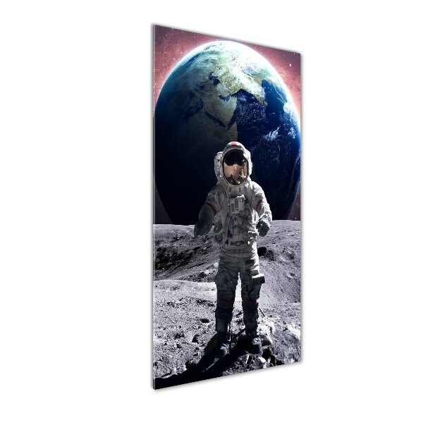 Foto auf glas vertikales Astronaut