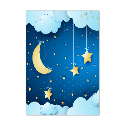 Bild aus glas vertikales Nacht