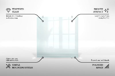 Glas für Küchenrückwand transparent 