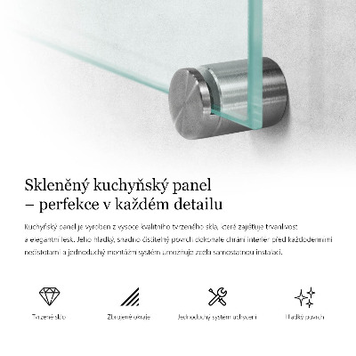 Glas für Küchenrückwand transparent 