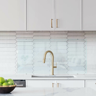 Glas für Küchenrückwand transparent 