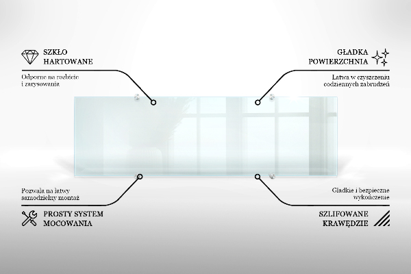 Glas für Küchenrückwand transparent 