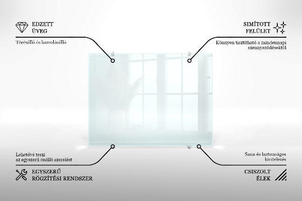 Glas für Küchenrückwand transparent 