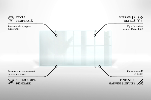 Glas für Küchenrückwand transparent 