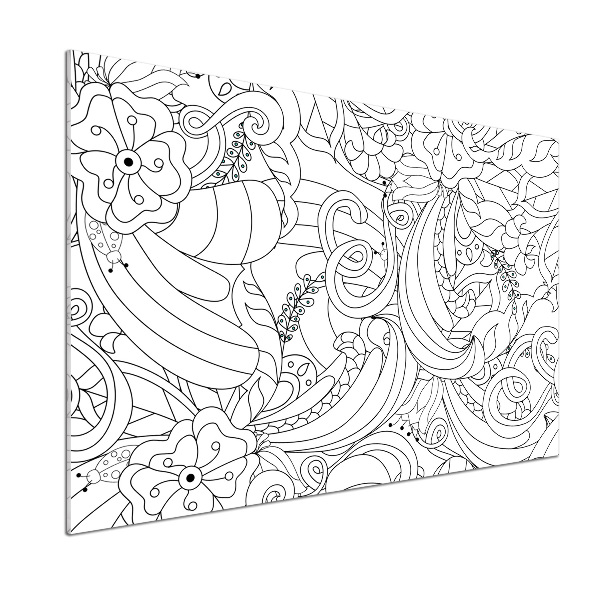 Platte für Küchenrückwand Ornamente