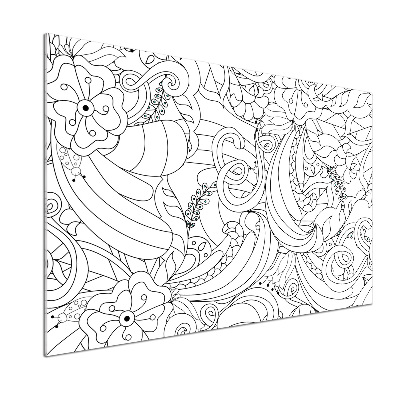 Platte für Küchenrückwand Ornamente