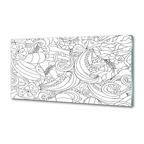 Platte für Küchenrückwand Ornamente