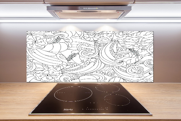 Platte für Küchenrückwand Ornamente