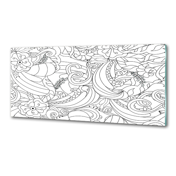 Platte für Küchenrückwand Ornamente