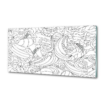 Platte für Küchenrückwand Ornamente