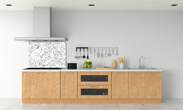 Platte für Küchenrückwand Ornamente