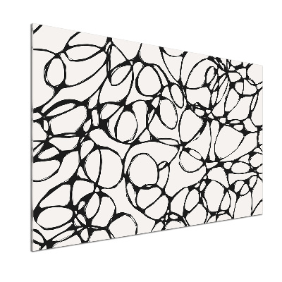 Küchen wandpaneel Chaotische Kreise