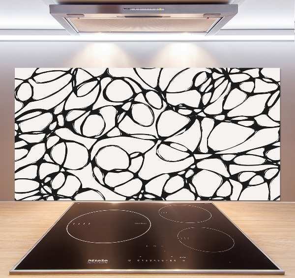 Küchen wandpaneel Chaotische Kreise