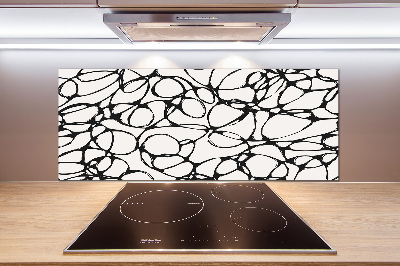 Küchen wandpaneel Chaotische Kreise