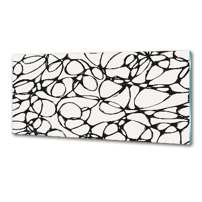 Küchen wandpaneel Chaotische Kreise